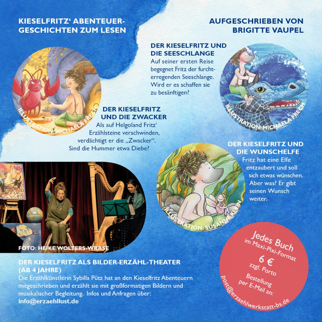 Kieselfritz-Bücher (c) Michaela Frech u. a.